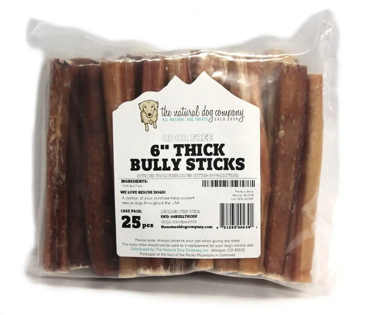 Bully Stick - 6" Thick Odor-Free