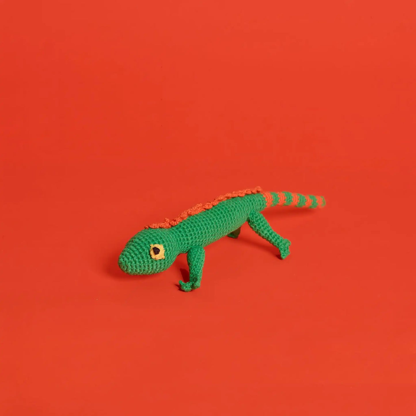 Ware of the Dog Cotton Crochet Lizard