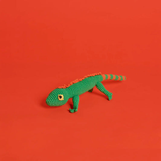 Ware of the Dog Cotton Crochet Lizard